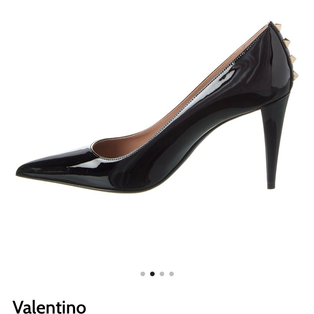 Valentino Black Patent Leather Heels